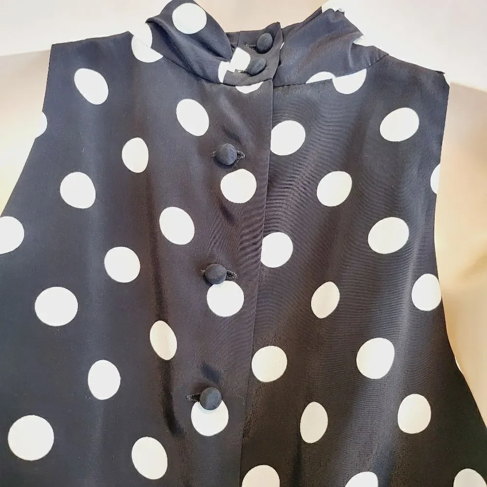 Victoria's Secret wide leg polka dot jumpsuit - Picture 4 of 7